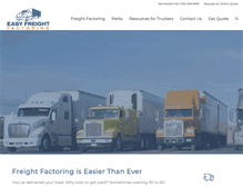 Tablet Screenshot of ezfreightfactoring.com